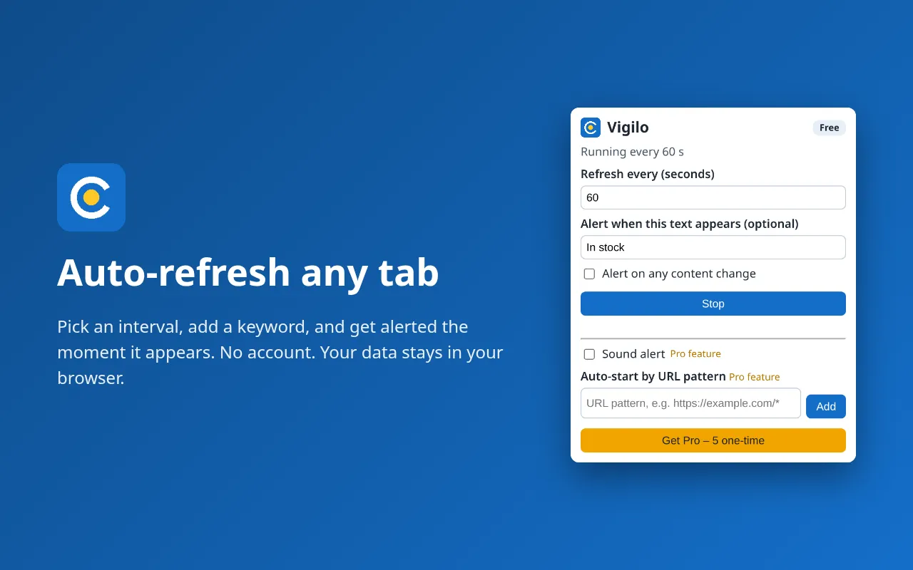 Vigilo screenshot 1