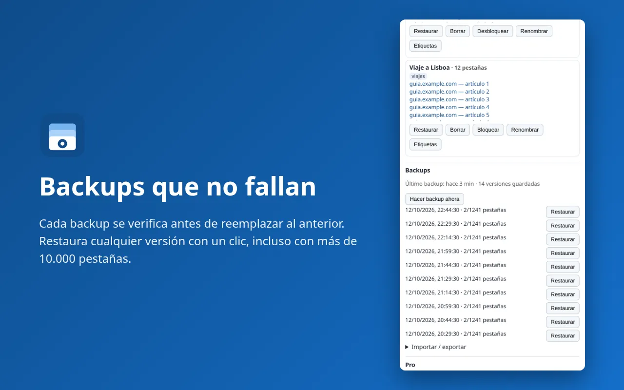 Vigilo Tabs screenshot 2